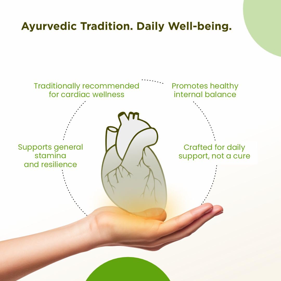 Sri Sri Tattva authentic cardiac wellness herbal tablets nutritional panel