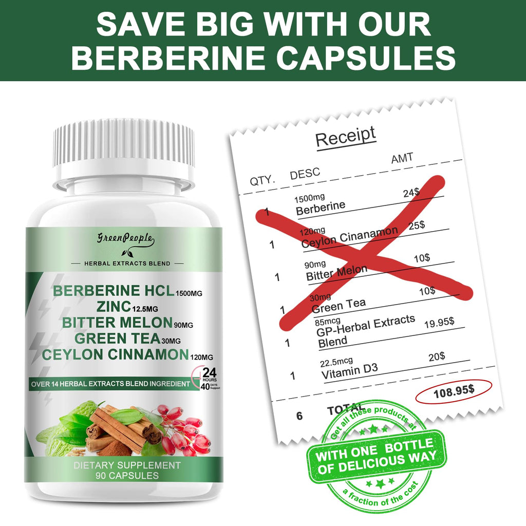 High-quality Greenpeople Berberine USA imported supplement