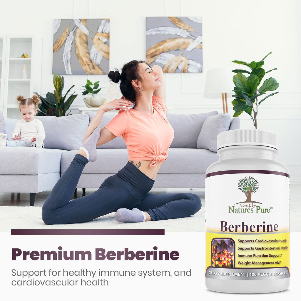 Premium Berberine HCl with chromium and cinnamon bottle packaging