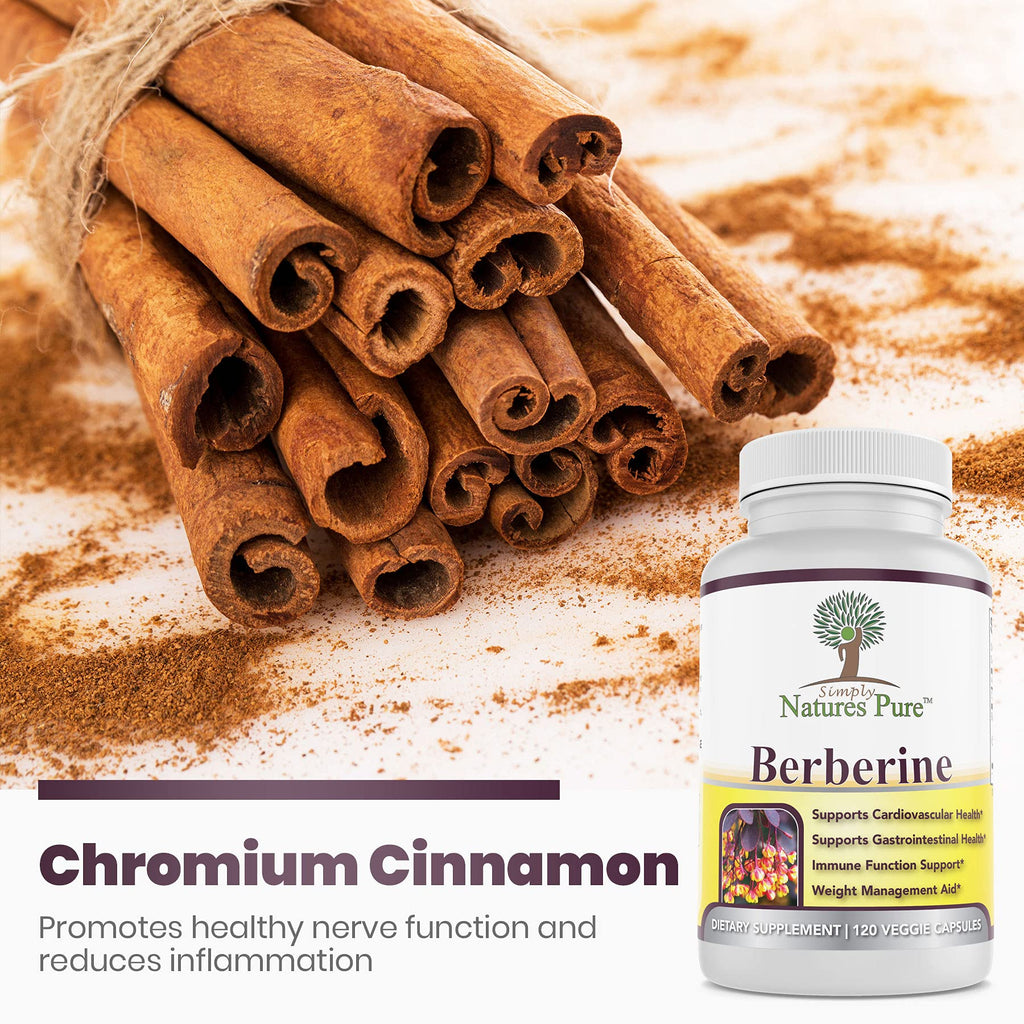 Simply Natures Pure Berberine HCl imported wellness supplement