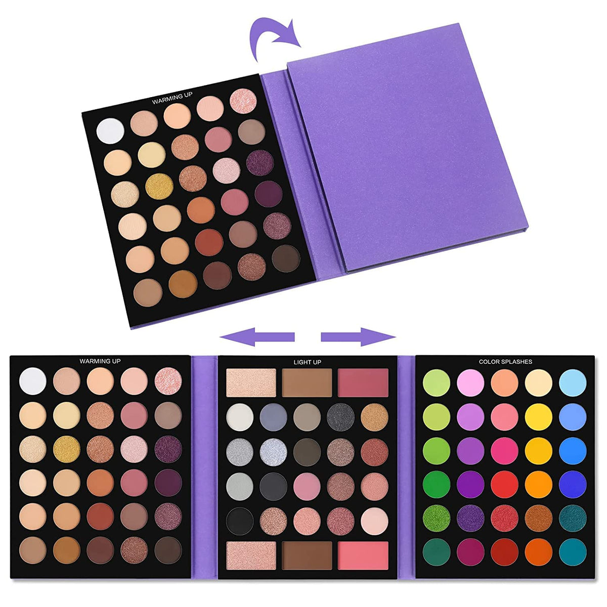 Authentic UCANBE Pretty All Set 2 makeup brush and palette collection box.
