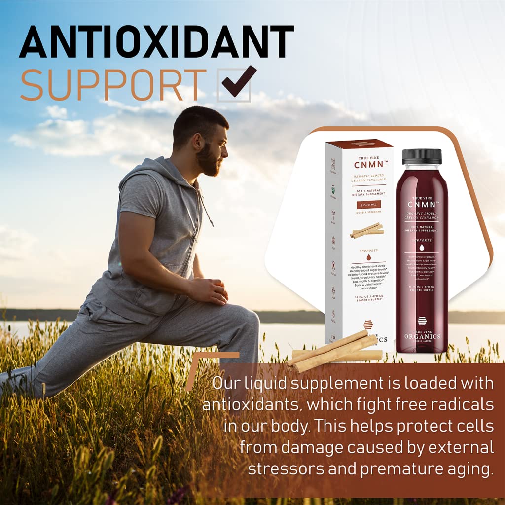 Authentic USA imported liquid cinnamon supplement bottle
