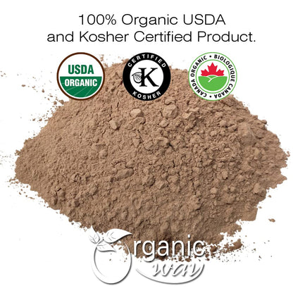 Finely Milled Terminalia Arjuna Powder Texture Close Up