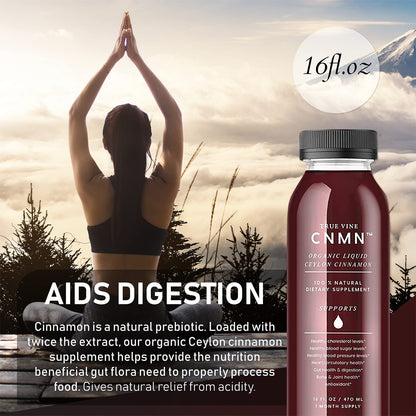 Liquid cinnamon supplement for heart and blood sugar support