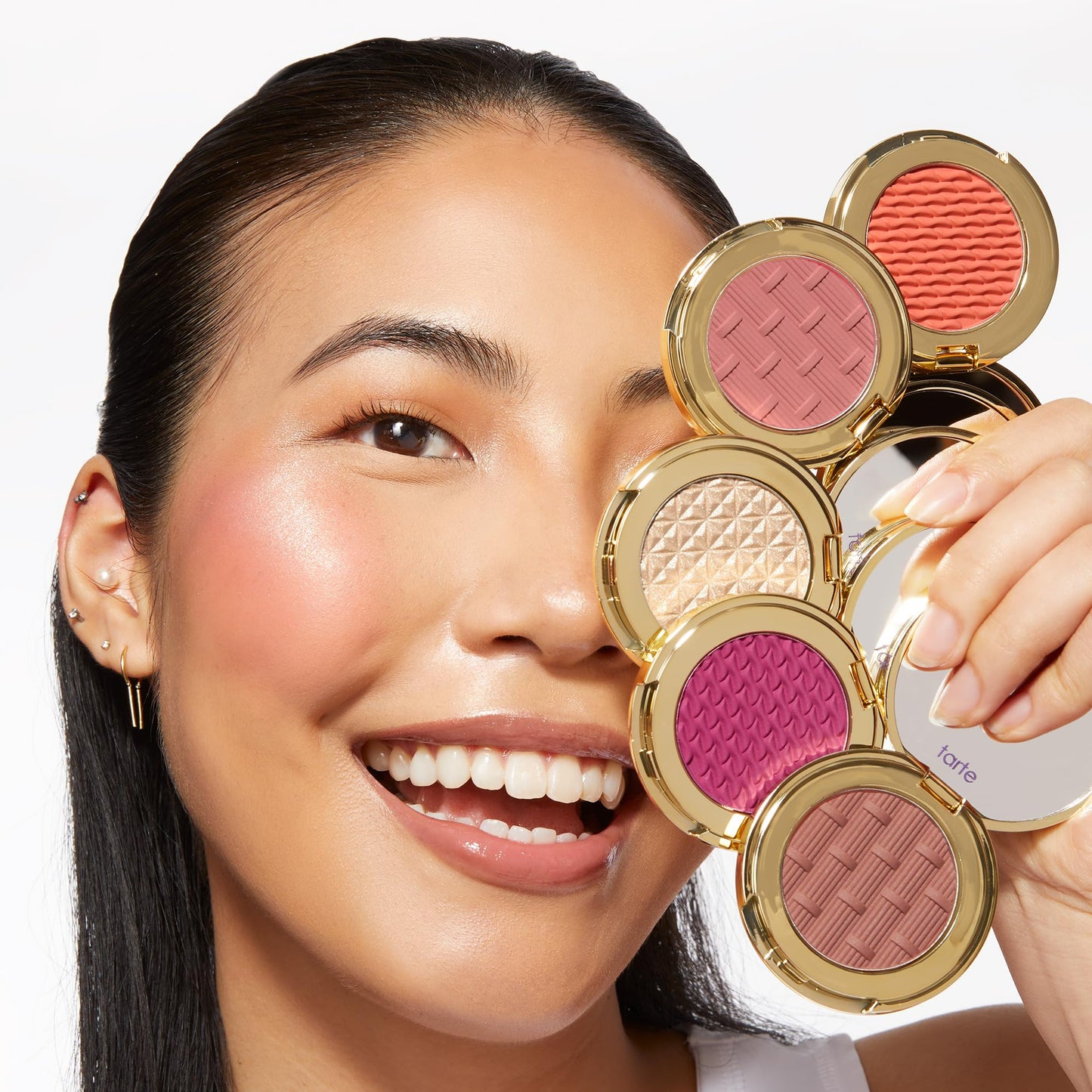 Back of the Tarte cheek set box showing ingredients and twelve hour product information.