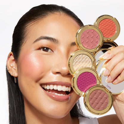 Back of the Tarte cheek set box showing ingredients and twelve hour product information.