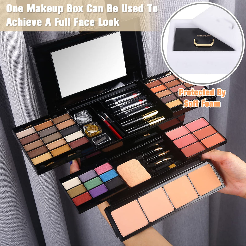 Professional makeup kit by Morneca with brushes