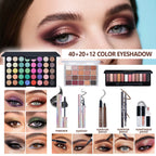 TooAemiS travel friendly makeup set displaying the multi-piece premium blending brush set layout.