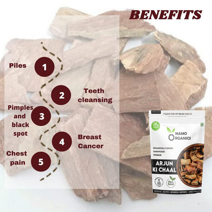 Preparing a traditional Ayurvedic heart health kadha tonic using organic arjuna bark powder.