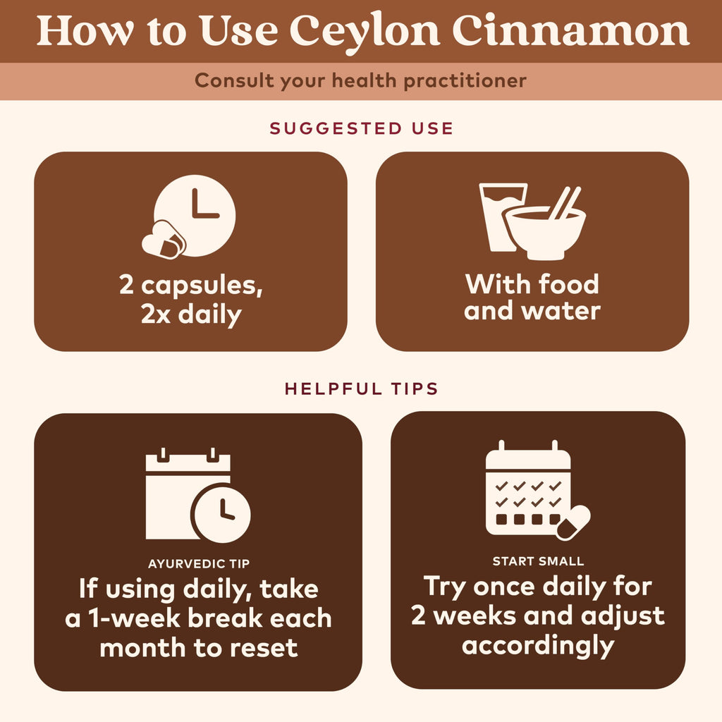 USDA Organic certified Ceylon cinnamon bottle
