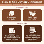 USDA Organic certified Ceylon cinnamon bottle