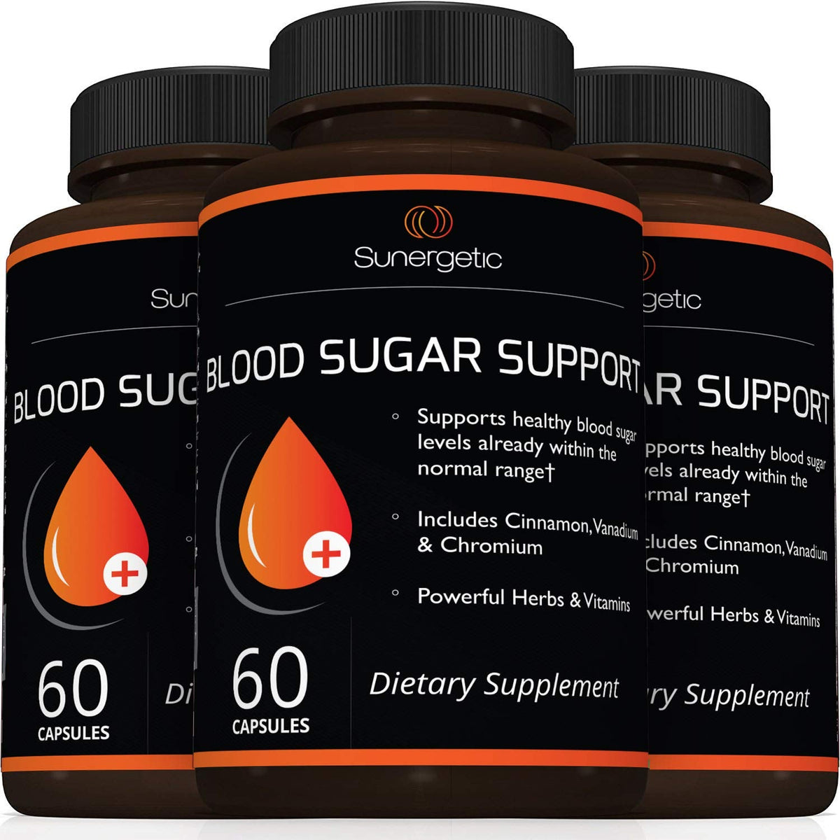 Authentic Sunergetic USA imported supplement bottle