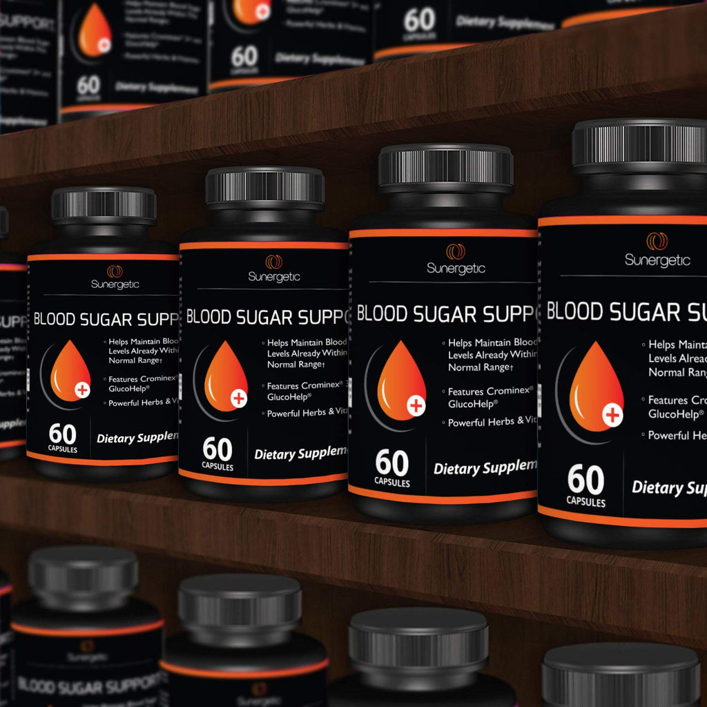 Sunergetic blood sugar support daily health capsules