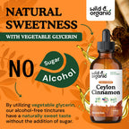 Vegan Ceylon cinnamon extract dropper bottle