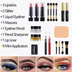 Miss Rose 331Y cosmetics box displaying blush and compact powder tiers.