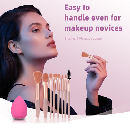 KAVCENT multi piece professional beauty brushes and tools arrangement