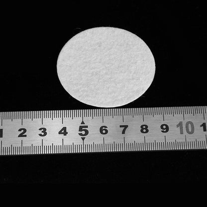 Side profile of the thick sponge filtration mechanism designed to protect pore vacuum motors from dead skin debris.