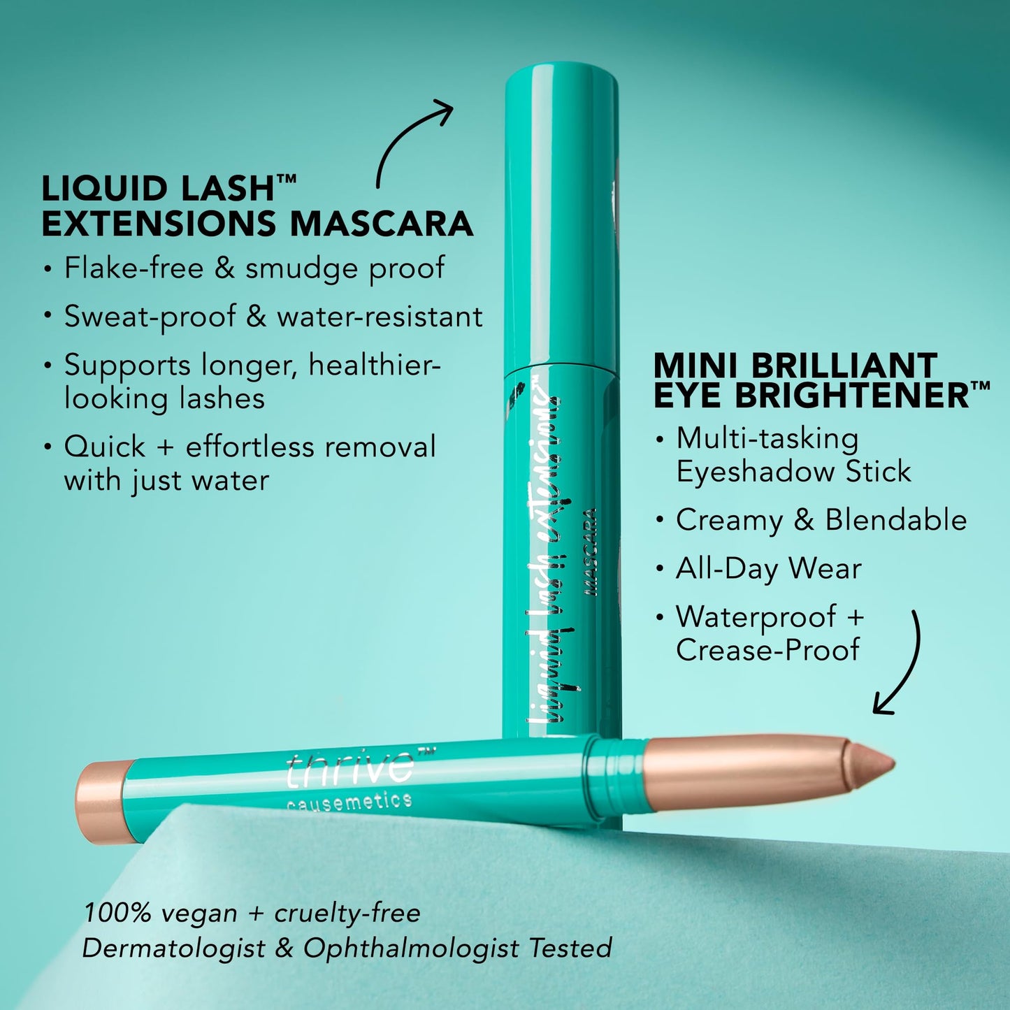 Thrive Causemetics Liquid Lash Extensions Mascara in Brynn Rich Black packaging