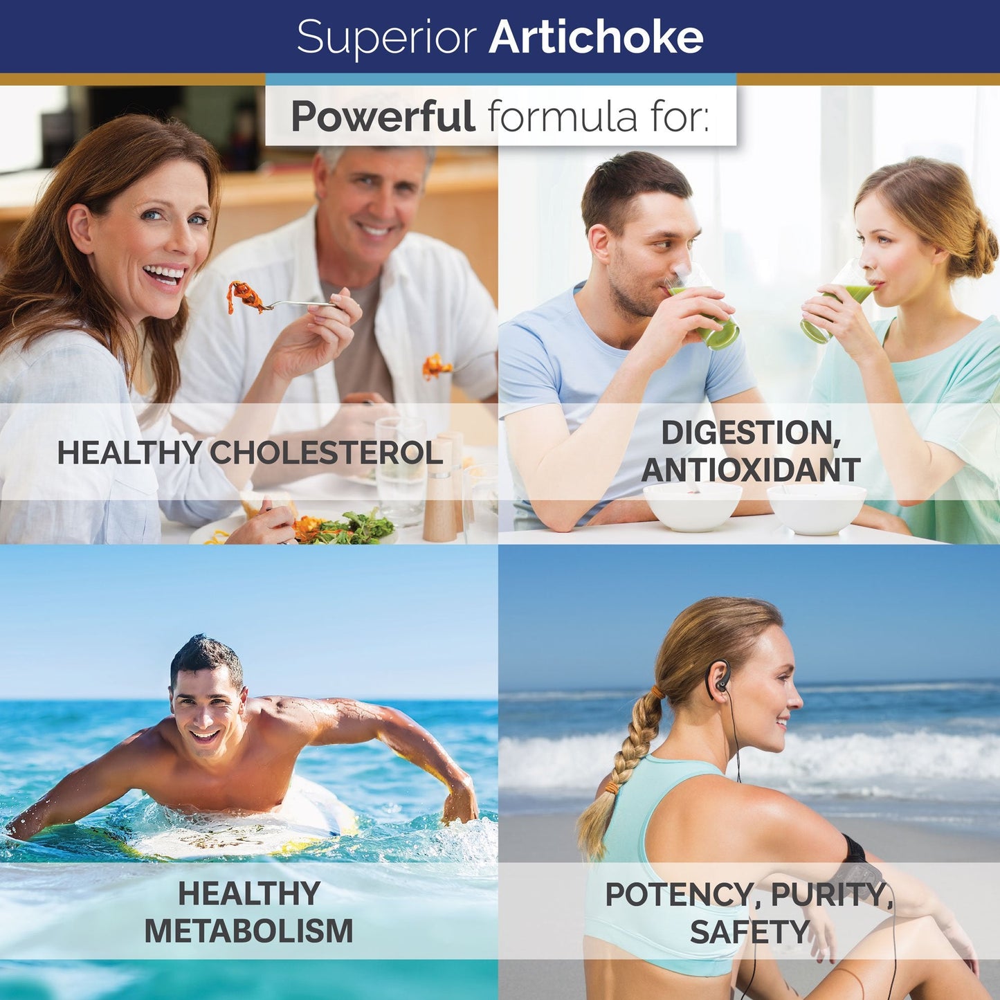 Supplement facts panel of Superior Labs Artichoke Leaf 600mg highlighting caffeoylquinic acid content.