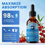 Dietary supplement facts for New Age Berberine drops