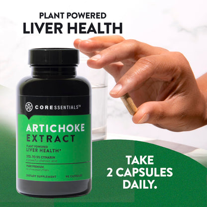 USA imported authentic artichoke capsules bottle for natural digestion and liver detoxification