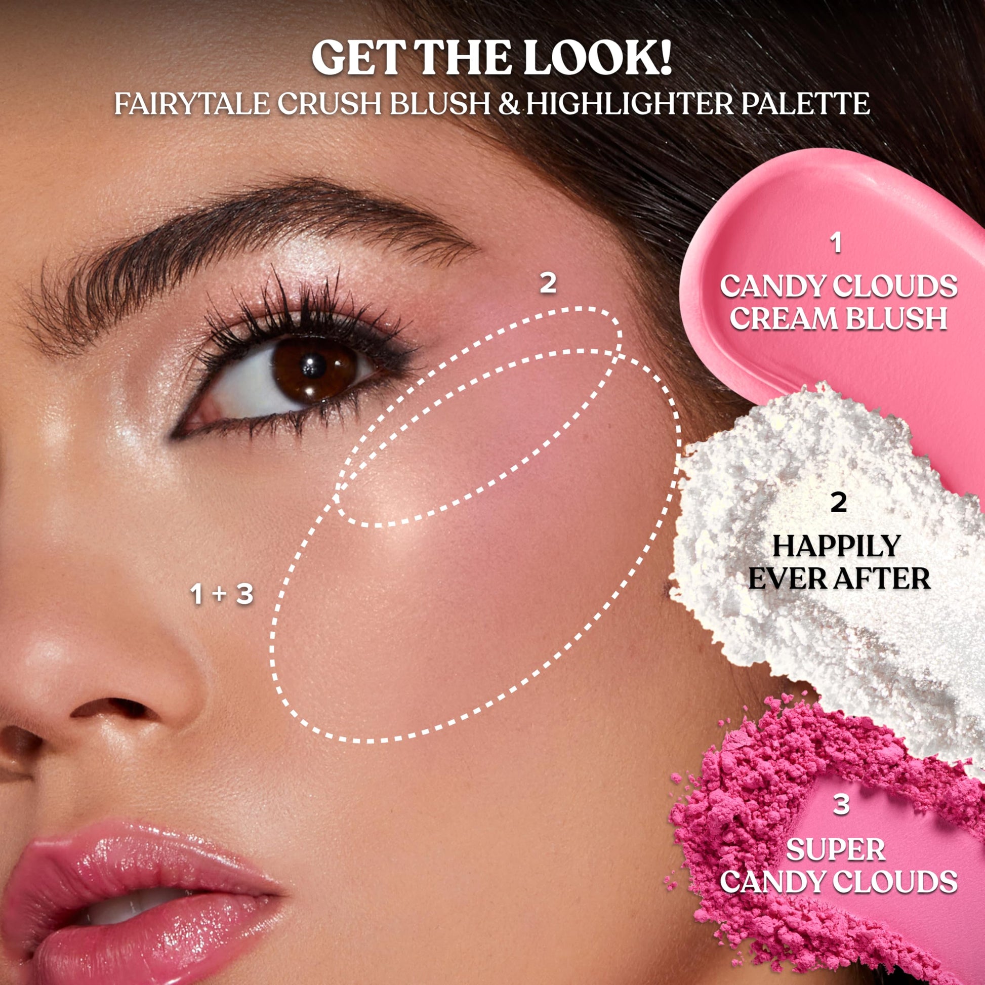 Too Faced Cloud Crush Blurring Blush shades Super Candy Clouds and Head In The Clouds textures.