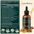 Zypherionixis 3000mg Berberine complex bottle label details