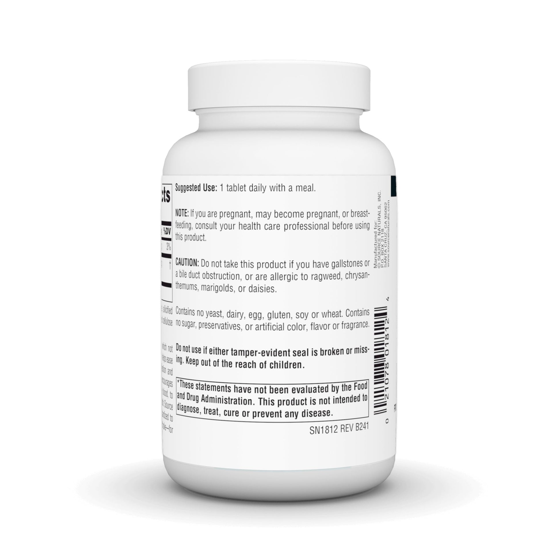 Source Naturals Artichoke Leaf Extract standardized premium liver support formula