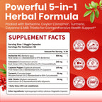 Vev Berberine supplement bottle showing ingredients list