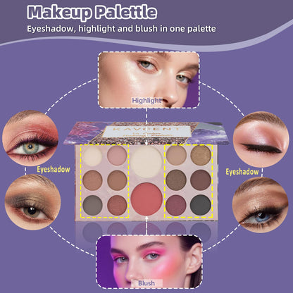 Teenager friendly makeup set highlighting lightweight liquid concealer and lip gloss selection