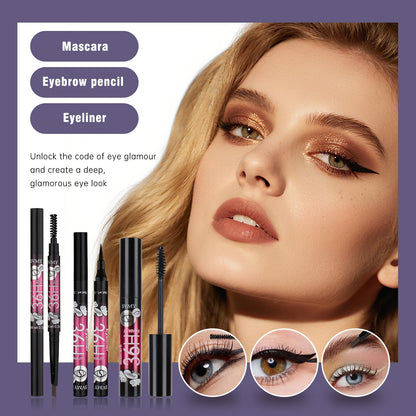Full face starter cosmetics packaging layout for young adults and teenagers