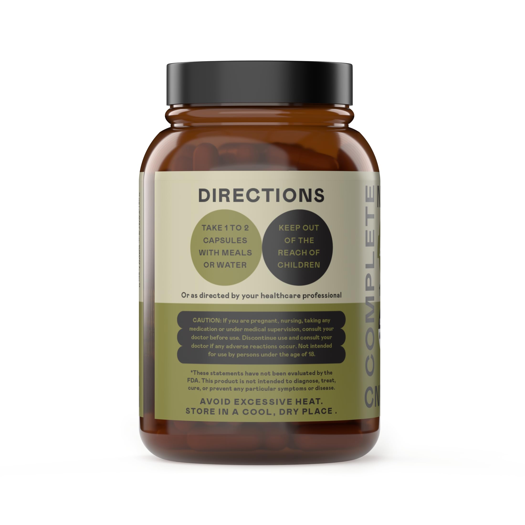 Organic artichoke extract 450mg supplement bottle for liver health