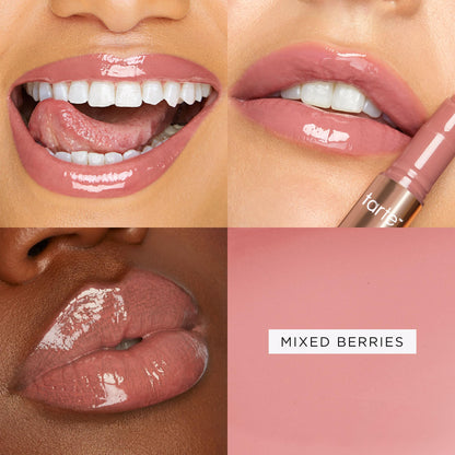 Tarte mauve lip set full size products displayed together
