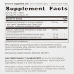 Side view of Doctors' Preferred GlucoGold supplement bottle