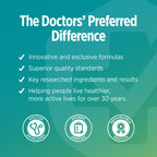 Doctors' Preferred GlucoGold 90 count bottle on a white background