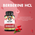 Ancient Bliss Berberine HCL supplement facts label
