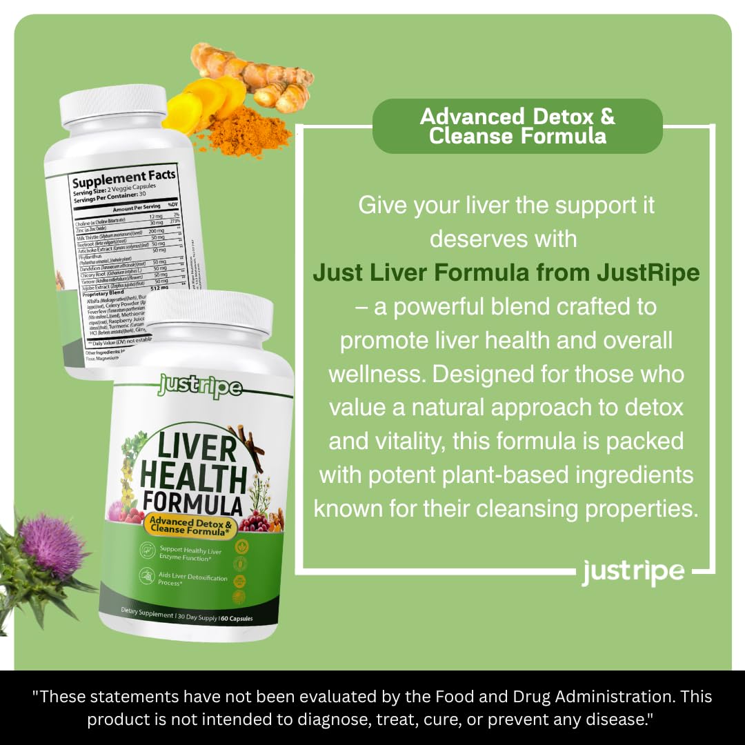 Premium milk thistle and artichoke extract liver cleanse detox capsules side label view