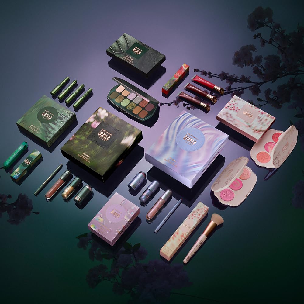 Close-up view of the four imported cosmetic items showcasing their sleek container designs