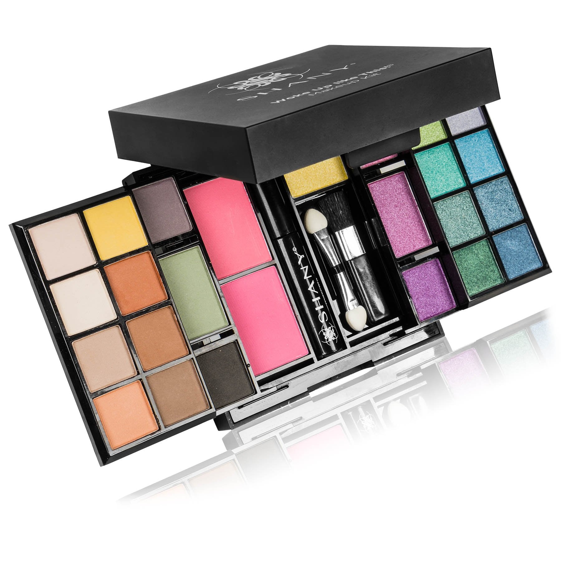 SHANY cruelty free makeup kit packaging showing authentic product details
