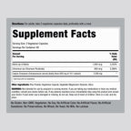 Piping Rock Ceylon Cinnamon supplement facts label