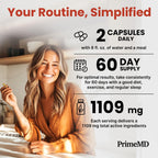 PrimeMD Berberine and Ceylon Cinnamon vegan capsules packaging