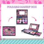 Townley Girl 30 piece count girls makeup vanity set featuring foldable compact design
