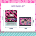 Townley Girl authentic imported kids makeup kit gift packaging back view details