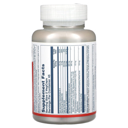 Solaray CardioComplete dietary supplement bottle showing red yeast rice ingredients label