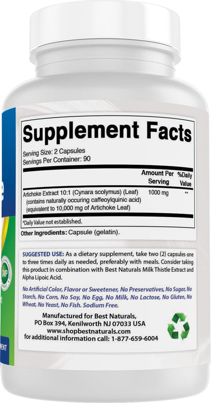 Authentic American imported artichoke extract pills for gallbladder and gut support.