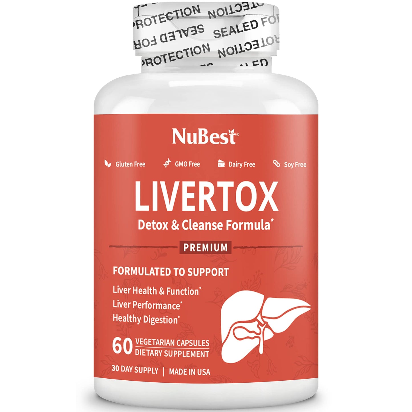 NuBest safe USA imported liver cleanse bottles group setup