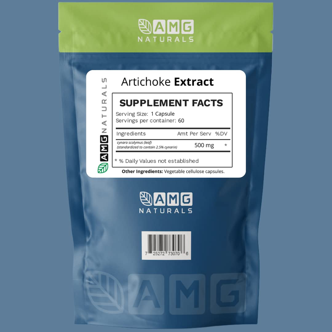 Resealable pouch packaging details of vegan artichoke extract for digestive health