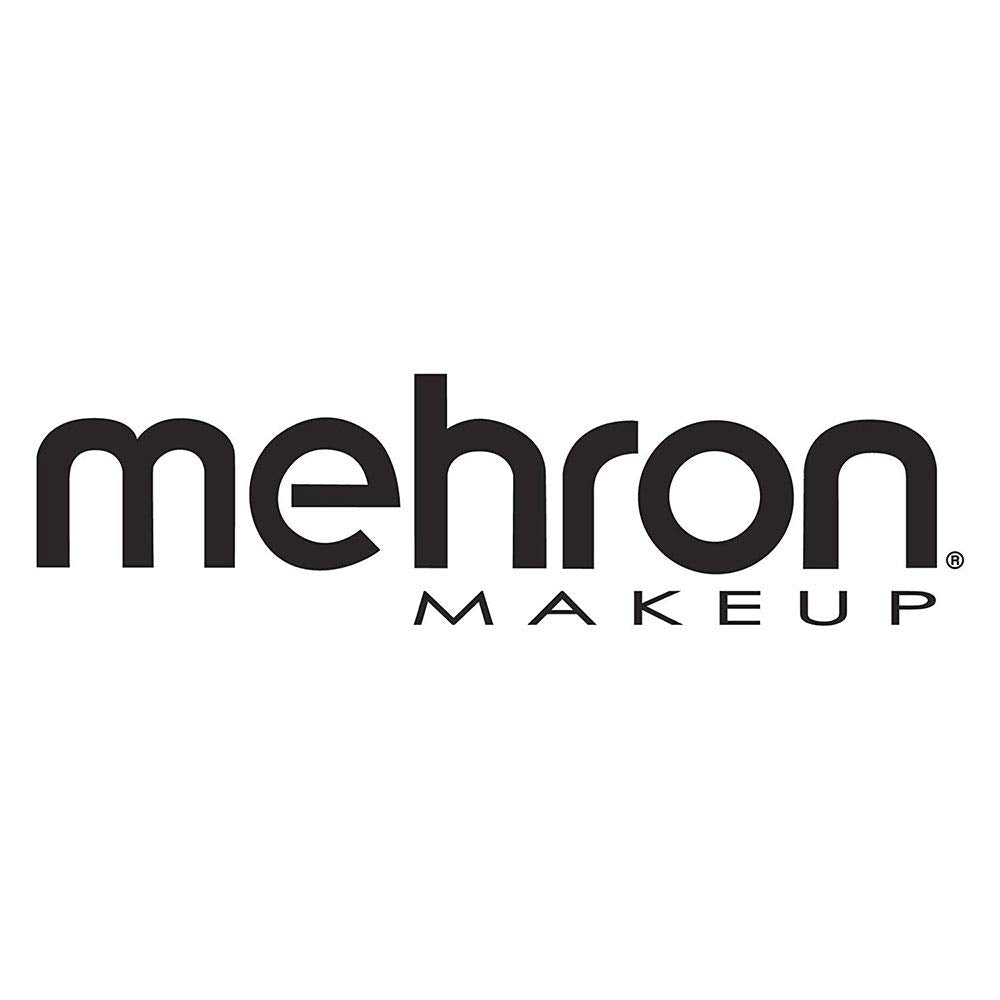Close up of the four fair olive foundation shades inside the Mehron Mini Pro professional kit.