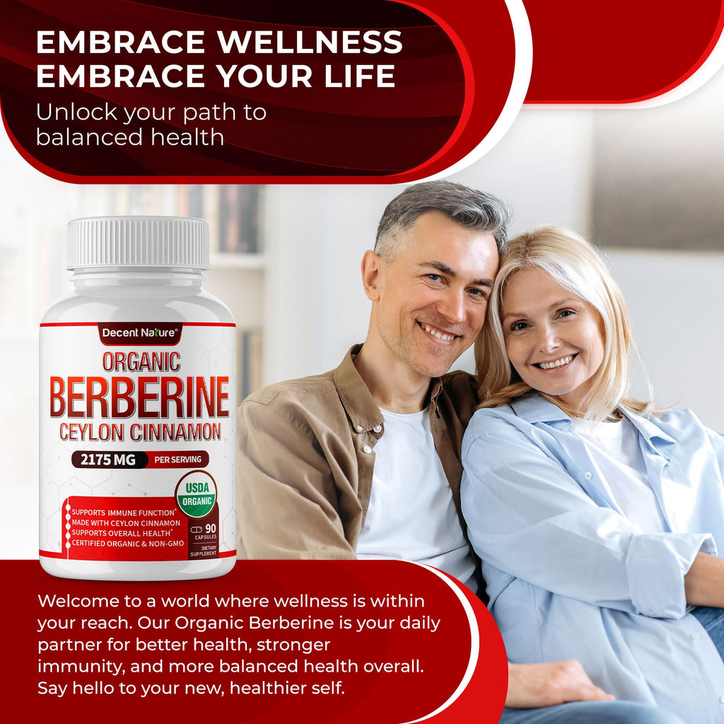 Authentic Decent Nature Berberine and Cinnamon supplement
