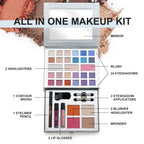 Color Nymph makeup kit opened up to reveal twenty four vibrant matte and shimmer eyeshadow shades.